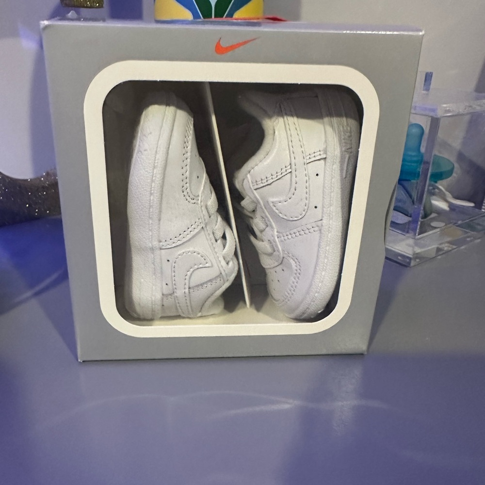 Nike Air Force ones size 2c- baby